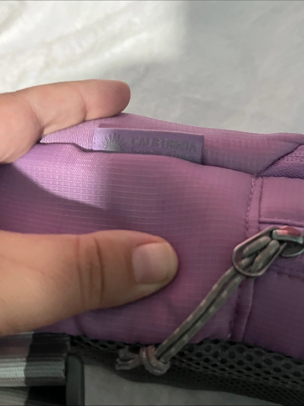 Versatile Purple Women's Sling Backpack with Adjustable Strap